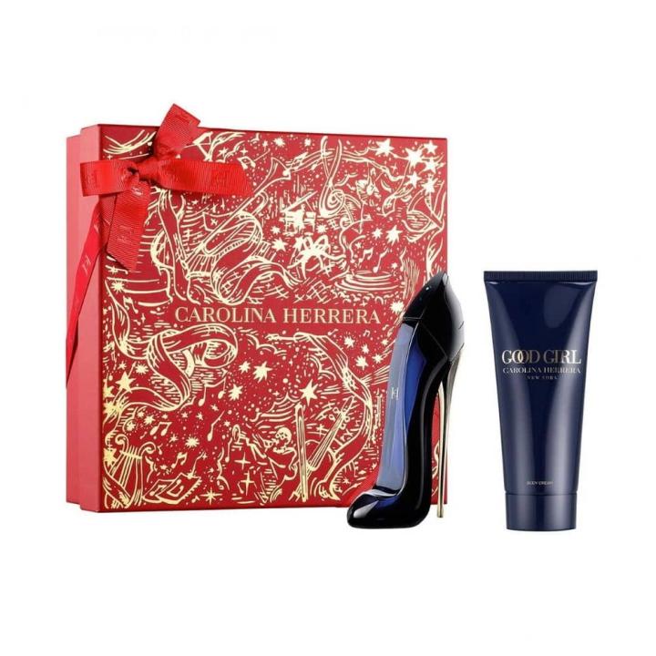 Carolina Herrera - Good Girl Set Regalo para mujer Eau de Parfum 50 Ml. + Loción corporal 100 Ml. Estuche regalo para mujer. Perfume y crema corporal con fragancia floral, oriental. Perfume Icónico y Sofisticado 👠✨