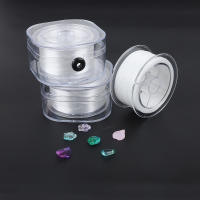 Cordel Elástico De Cristal Para Joyería DIY 30-100M/Rol 0.2-1mm Para Pulseras Y Collares Hilo De Estiramiento Para Bracelets - details 12