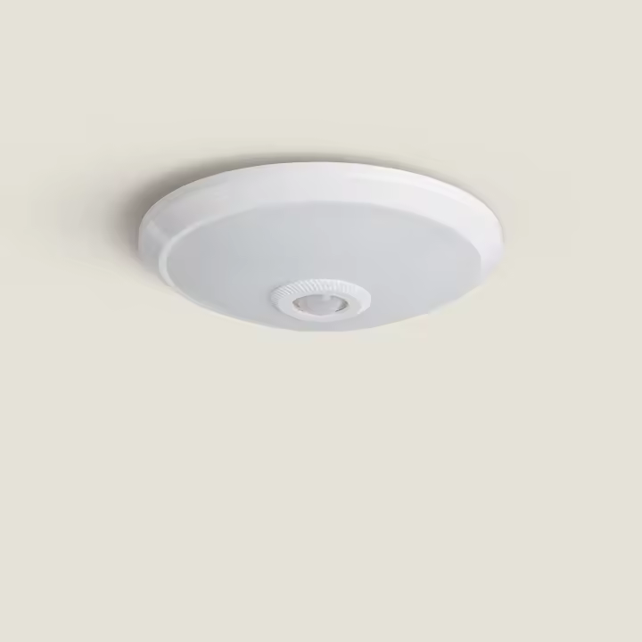 Plafón LED Techo 12W con Sensor de Movimiento PIR  y Crepuscular Design Ø240 mm - 1