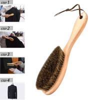 Cepillo De Pelo De Caballo Con Mango De Madera Para Limpieza Y Polvo De Zapatos Cepillo Suave Para Ropa Y Lavandería Anti-estático Herramienta De Cuidado De Ropa - details 5