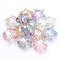 10pcs 19mm Pendones De Estrella Cinco Puntos Transparentes AB Acrílicos Para Hacer Joyas Pulseras Collares Accesorios - details 4