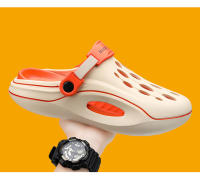 Sandalias De Coco Para Hombres Verano Zapatillas Deportivas Al Aire Libre Antideslizantes Con Agujero En La Plantilla Material EVA Tallas Reales Cierre De Correa - details 1