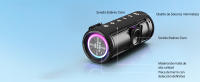 Altavoz Bluetooth Portátil Inteligente Bafles Potente Tronsmart Mirtune C2 30w Altavoces pc coche 5.3 Con Luz Led De Color, 24h De Reproducción,Impermeable Ipx7, 360° Sonido Estéreo, Apoya Tf, Sd, Para Exterior Karaoke Running pinza cámping - details 9