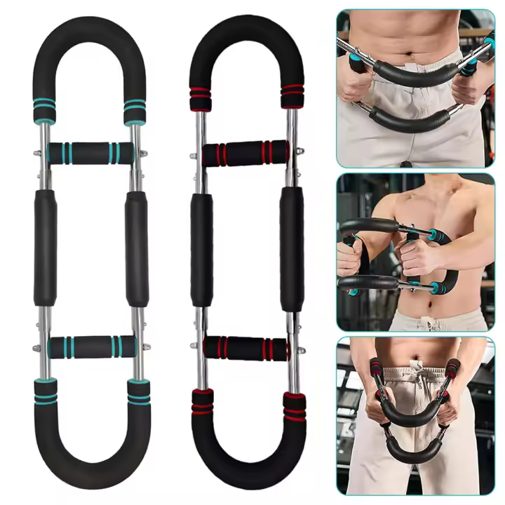 Ejercitador De Brazo Ajustable Twister U-Shaped Entrenador De Muñeca Para Hombros Brazos Y Pecho Ejercicio En Casa Gimnasio - 1