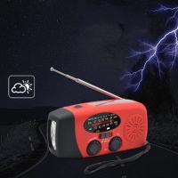 Radio De Mano Con LED Y Alerta Del Tiempo FM AM WB NOAA Recargable Por USB Y Crank 600mAh Resistente Al Agua Para Camping Y Emergencias - details 15