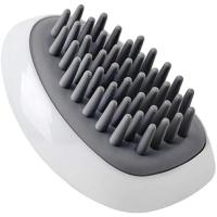 Cepillo de champú para masaje del cuero cabelludo para el crecimiento del cabello, masajeador de cabeza de silicona para uso húmedo y seco - details 0