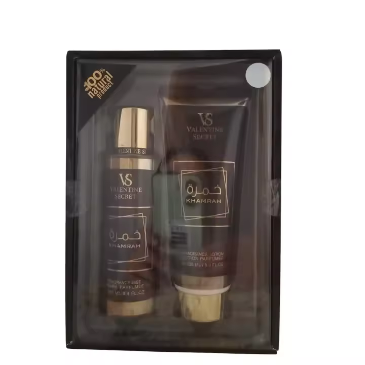 Paquete Khamrah, Valentin Secret Bruma 250ml y Loción 236ml - 1