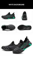 Zapatos De Seguridad Para Hombre Indestructibles Antipinchazos Suela De Goma Mesh Transpirable Botas De Trabajo Ligeros Para Adultos - details 22