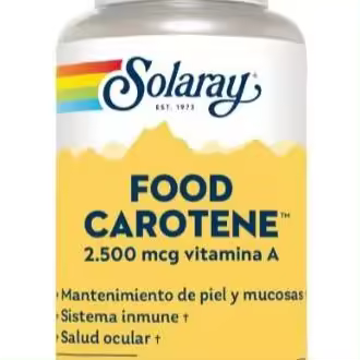 Solaray Food Carotene 2500 mcg 30 Cápsulas - 1