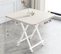Mesa plegable sencilla CAMPING, mesa cuadrada plegable de madera, mesa de picnic práctica para exteriores, mesa de comedor pequeña para el hogar CAMPING， Mesa de comedor 60*60 70*70 80*80cm - details 8