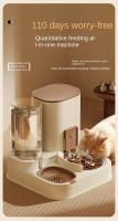 Alfombra De Comida Automática Para Gatos Y Perros Con Fuente De Agua Dispensador De Alimentos Secos Y Húmedos Para Mascotas Alimentos Y Agua Separados Contenedor De Alimentos Para Perros Y Gatos Recién Nacidos - details 6