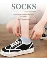 10 Pares De Calcetines Cortos Para Mujer En Color Sólido Transpirables De Malla Para Verano Deporte Calcetines De Barco Casual - details 1