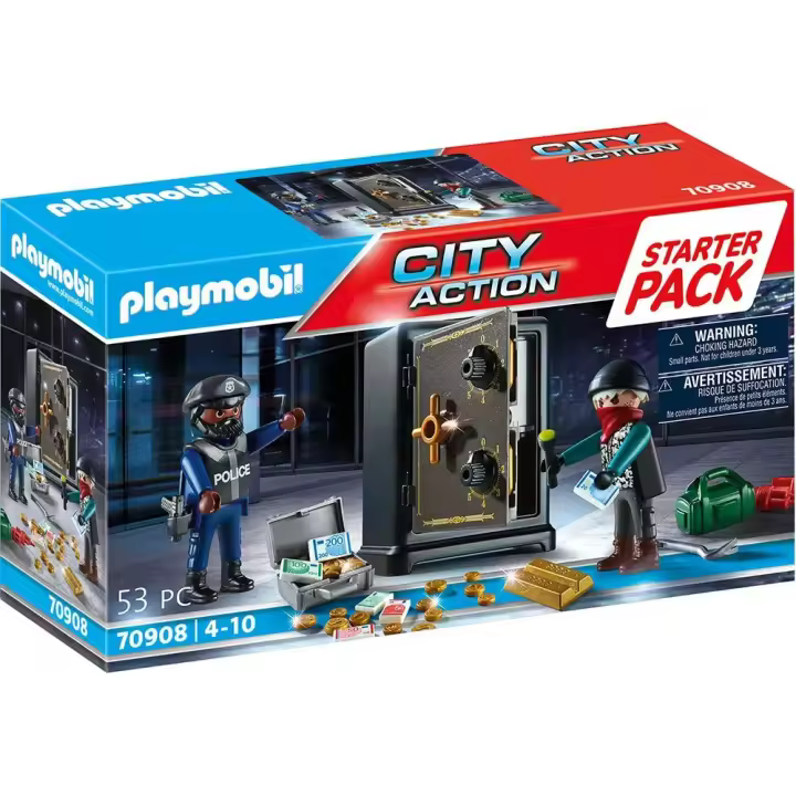 Playmobil Paquete De Inicio Acción Ciudad Segura - 1