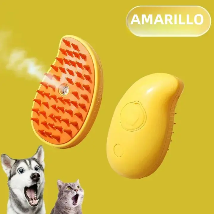 Cepillo De Baño Para Gatos Eléctrico Con Agua Suave De Silicona Adecuado Para Crías Y Mascotas Cepillo De Pelaje Y Desplomado Para Gatos - 1