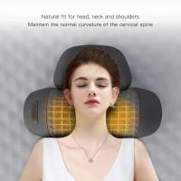 Almohada De Masaje Eléctrico Para Cuello Con Compresión Caliente Y Vibración Soporte Espinal Para Descansar Almohada De Memoria No Tejida Tamaño Small - details 0