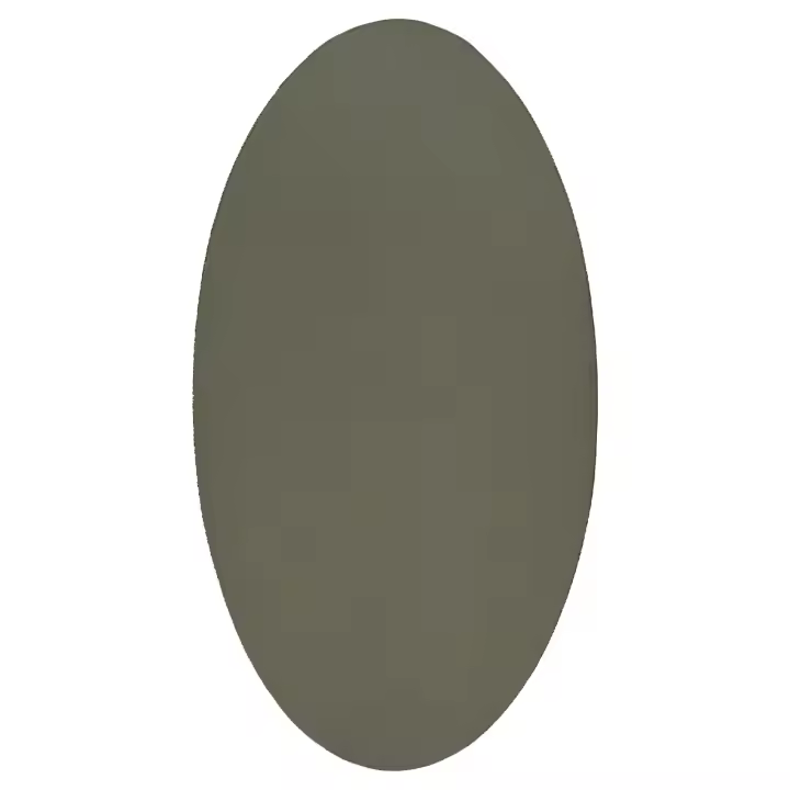 Alfombra vidaXL 'HUARTE' Verde Bosque 100x200 cm Ovalada - 1