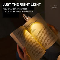 Luz De Libro LED Portátil Recargable USB Protección Ocular Luz Nocturna Mini Con Clip 360° Lámpara De Escritorio Para Viajes Y Dormitorio - details 5