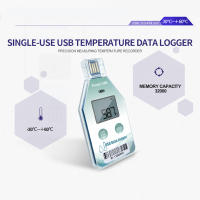 Logger De Temperatura USB Precisión Alta 32000 Puntos Registador De Termómetro Con Alarma Para Cadena Fría Refrigerada Generador De Reporte PDF - details 20