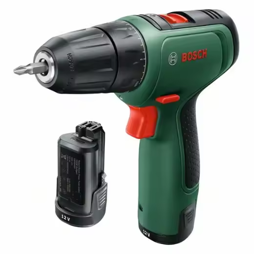Bosch EasyDrill 1200 1500 RPM Sin llave 940 g Negro, Verde - 1
