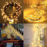 1PC Luces De Ramas De Árbol Con 96 LEDs USB 8 Modos Colores Para Decoración De Bodas Dormitorio Lámpara De Cadena Colorida - details 1