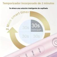 Cepillo De Dientes Eléctrico Recargable Profundo Limpieza Blanqueamiento Para Adultos Cepillo De Rotación Con 4/8 Cabezas De Reemplazo - details 5