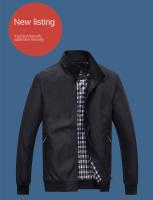 Chaqueta De Moda Para Hombre Casual De Primavera Y Otoño Abrigo Grande Y Suelto Estilo Dad Con Bolsillos Cierre De Cremallera - details 2