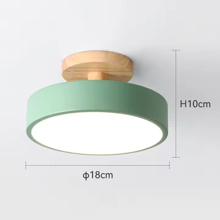 Lámpara De Techo LED Moderna En Colores Macarón Iluminación Para Nuevos Hogares Decoración Para Dormitorio Vestíbulo Pasillo Tecnología Inteligente Incluye Bombilla Fuente De Alimentación AC 220V Estilo Art Déco - 1