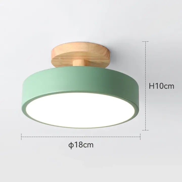 Lámpara De Techo LED Moderna En Colores Macarón Iluminación Para Nuevos Hogares Decoración Para Dormitorio Vestíbulo Pasillo Tecnología Inteligente Incluye Bombilla Fuente De Alimentación AC 220V Estilo Art Déco - 1