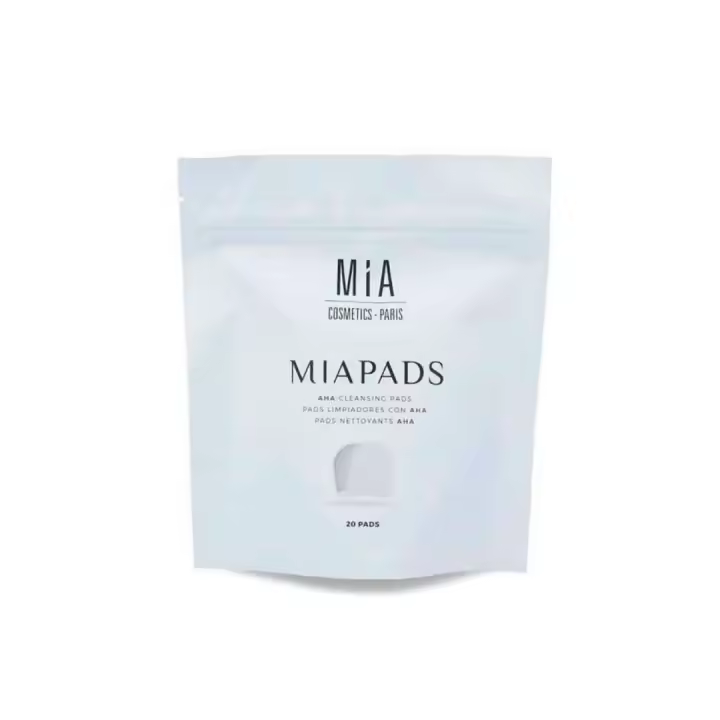 MIA COSMETICS PARIS MIA Pads Limpiadores y exfoliantes con ácido glicólico (20 pads) - 1