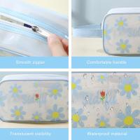 Neceser transparente, Bolsa de maquillaje impermeable en PVC, Bolsa de Cosméticos de viaje transparente, Bolsa de Lavado con ASA, Bolsa de Cosméticos portátil para Aeropuerto, Organizador de baño - details 1