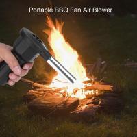 Ventilador De BBQ Portátil Powered Por Batería Para Acampar Picnic Al Aire Libre Parrilla De Carbón Barbacoa - details 2