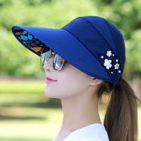 Sombrero De Verano Para Mujer Con Pico Ancho Plegable Protección Contra Los Uv Sombreros De Playa Casual De Poliéster - details 21