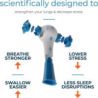 Entrenador De Respiro Natural Para Terapia Respiratoria Sin Medicación Mejora La Respiración Con App De Entrenamiento Móvil Guía Para Pulmones Fuertes Y Respiración Eficiente - details 3