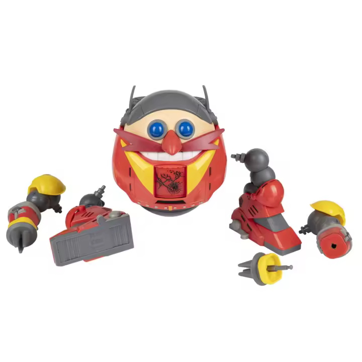 Playset Batalla Robot Gigante Eggman contra Sonic Sonic the HedgehogFigura  Coleccionable - Idea de Regalo- Mercancia Oficial - Juguetes para Niños y Adultos - Movies Fans - Muñeco para Coleccionistas y Exposición - 1