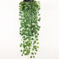 1 Pieza De Plantas Artificiales Enredadera Para Pared Colgante Decoración De Pared Verde Falsa Flor De Rotan Venta Al Por Mayor - details 4