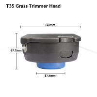 Cabeza De Trimmer De Hierba CMCP T25/T35 Con Línea De Nylon Para Motosierra De Jardín Herramienta De Cortacésped Accesorios Para Jardín - details 5