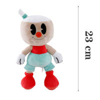 Muñeco De Peluche Cuphead Estilo 13 Mugman El Calice Juguetes De Peluche Suaves Para Niños Regalo De Cumpleaños Y Navidad - details 4