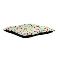 Coshano Cama para Perros Gatos mascotas con acolchado cojín grueso y cómodo 60x60x10 Estampado. - details 0