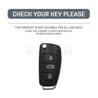 Funda De Llave De Coche TPU Para Audi A3 8L 8P A4 B6 B7 B8 A6 C5 C6 4F RS3 Q3 Q7 TT 8L 8V S3 Protector De Porta Llaves Sin Clave - details 0