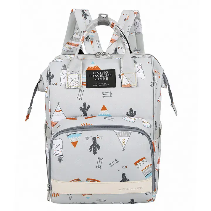 Porcheddu Bolso de pañal para Bebe Grande capacidad Bolsa de viaje para Mamá embarazada con ASA para Carro de comprar - 1