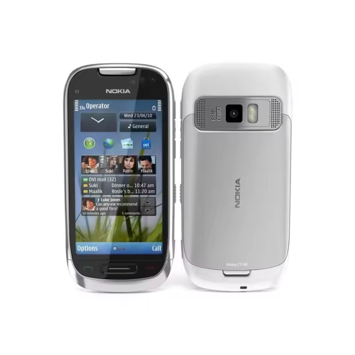 Nokia C7 - Pantalla AMOLED - Cámara 8MP - 8GB - HSDPA - Wifi - GPS - Batería 1.200mah - 1