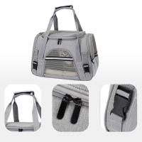 Mochila Porta Mascotas Para Perros Y Gatos Transpirable Tamaño Medio Material Oxford Adecuada Para Todas Las Estaciones - details 4