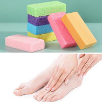 Piedra De Pumice Para Pedicura Exfoliante Mano Con Cuchilla Anticallus Eliminador De Piel Muerta Para Callos Y Talones Secos Tamaño 2.3cm*5cm*9.7cm - details 0