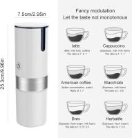 Máquina de café Americana inteligente portátil para coche eléctrico, con bomba de cápsulas, para Viajes, Pequeño máquina de café Todo en uno para el hogar - details 0