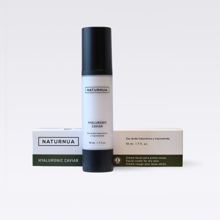 NATURNUA HYALURONIC CAVIAR (Crema facial pieles secas) - 50 ml.