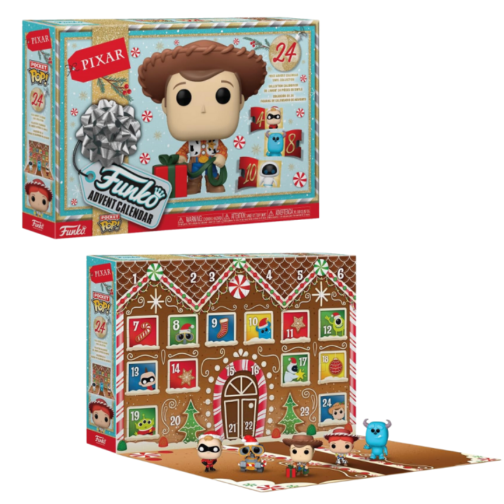 FUNKO POCKET POP! DISNEY PIXAR: CALENDARIO DE ADVIENTO - TOY STORY, 75807, TIENDA CON LICENCIA OFICIAL, ENVIO EN 24-48 HORAS EN PENÍNSULA, FIGURA, CABEZÓN, MUÑECO, JUGUETES, DIBUJOS, CLÁSICOS