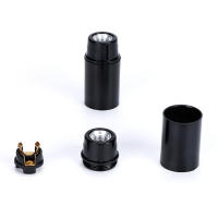 Soporte De Bombilla E27 Negro Auto-bloqueable Para Luz LED Capa De Bakelite Soporte De Bombilla Para Piso Y Escritorio - details 7