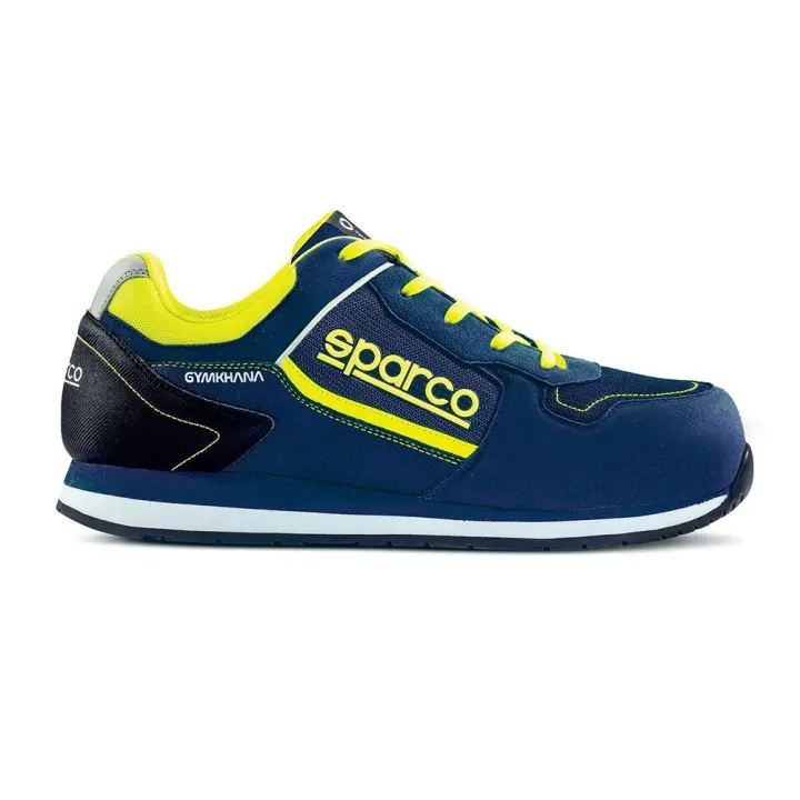 ZAPATILLAS SPARCO GYMKHANA DANI TALLA 42 AZUL MARINO/AMARILLO S1P SRC - 1