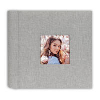 ZEP álbum de fotos slip-in, con tapa de tela, para 200 fotografías tamaño 10x15 cm, portada personalizable, con espacio para escribir comentarios o frases divertidas, para guardar tus recuerdos y tus fotos favoritas. - details 1