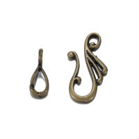 10pcs Cerraduras De Tobogán En Forma De Nota Musical De Zinc De Bronce Antiguo Para Colgantes Y Pulseras De Joyería DIY Metal - details 5